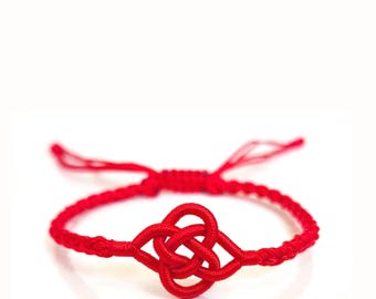 Double Blessings Luck handwoven bracelet, Wealth & Abundance, Gift for her/him