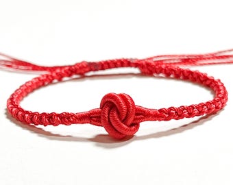 Dimple Knot Bracelet, "Reason to Smile" Jewelry Joyful Life Blessing Handmade Meaningful Gift