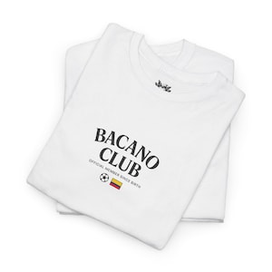 Colombia Soccer Fan Unisex Tee Shirt, Bacano Club Official Member, Futbol Aesthetic, Gift for Soccer Fans, Unique Colombia Tee