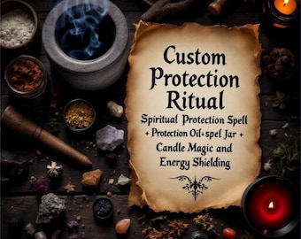 Aangepast beschermingsritueel | Spell Jar & Protection Oil