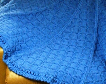 Royal Knit Knit Afghan Pattern by Skerin