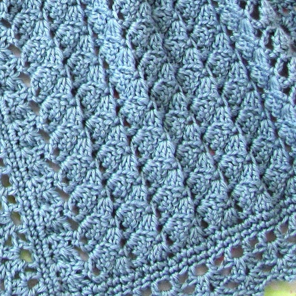 Prayer Shawl for Dori Easy Crochet Pattern by Skerin