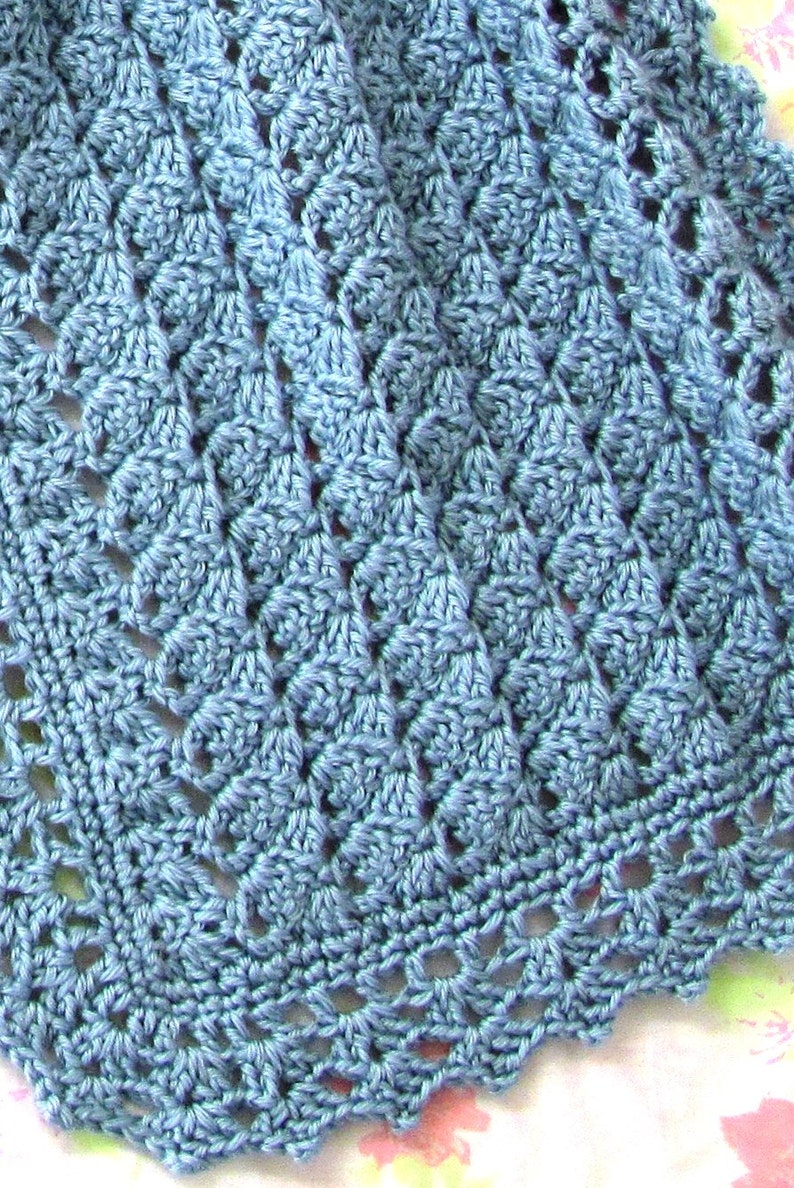 Prayer Shawl for Dori Easy Crochet Pattern by Skerin image 1