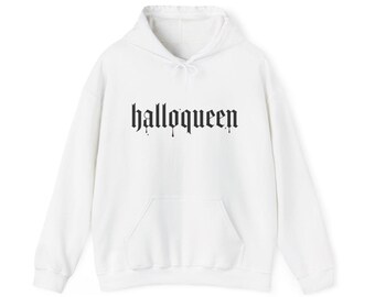 Vampire Lips Hoodie: Spooky Halloqueen Sweatshirt for Goth Girls