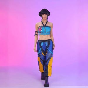 Costume Cosplay Rumi - Démons Hunters Pour Enfants | Déguisement Anime K-pop Pour Halloween Et Carnaval