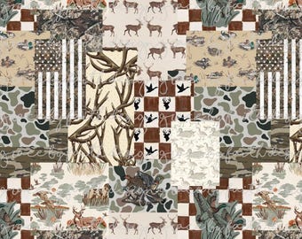 File digitale senza soluzione di continuità con patchwork Country Boy