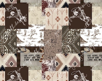 Country Patchwork Digital Seamless File