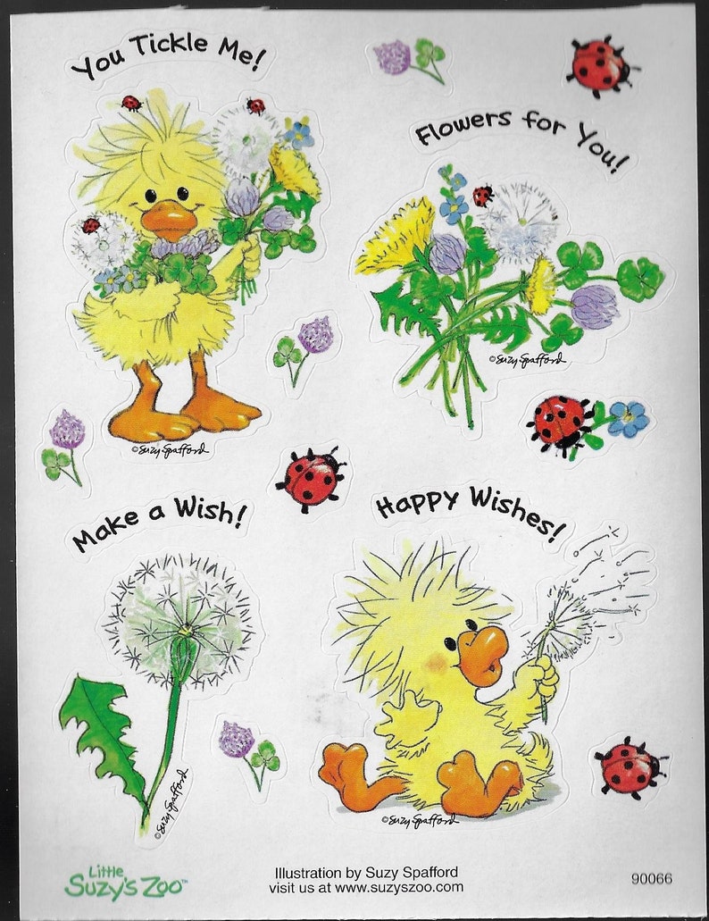 Suzy Zoo Girl Themed Stickers Assorted