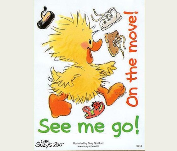 Little Suzy S Zoo Scrapbooking Sticker Sheet 9843 Witzy Etsy