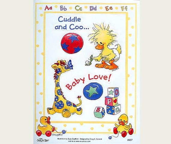 Little Suzy S Zoo Scrapbooking Sticker Sheet 9907 Witzy Etsy