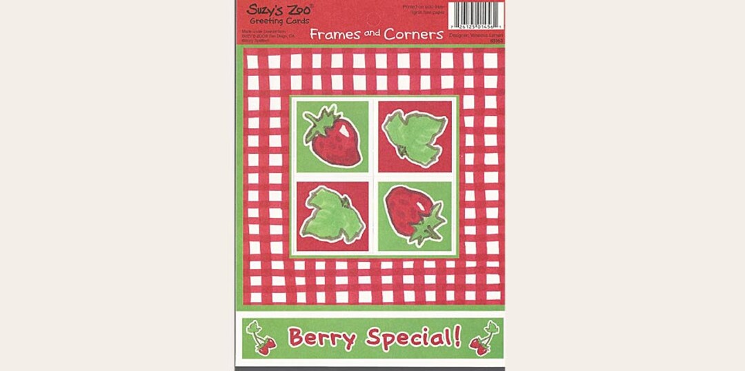 Suzy's Zoo Scrapbook Frame Corners and Title 83053 BERRY SPECIAL Suzy's Zoo Scrapbook Frame Corners and Title 83053 BERRY SPECIAL