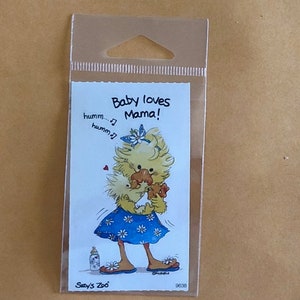 Suzy&#39;s Zoo Scrapbooking Sticker Sheet #9638 Baby Loves Mama!