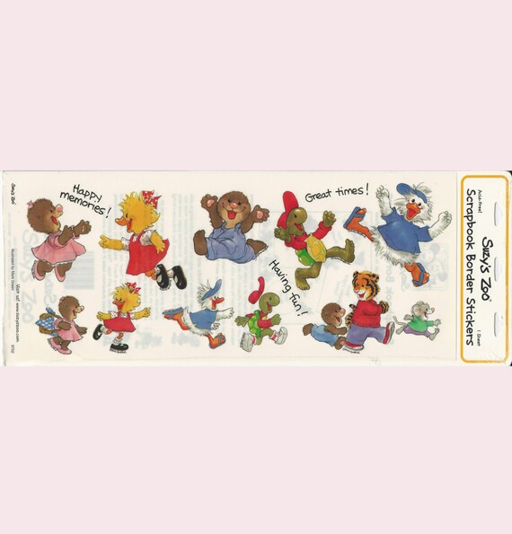suzys zoo border sticker