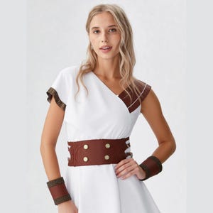 Roman Gladiator Cosplay Costume Adult Women Ancient Greek Set Halloween Carnival Party Soldier Fancy Dress Up Outfit Roleplay Festival Attir