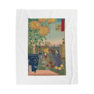 Cozy Velveteen Plush Blanket | Floral Art Throw | Soft Home Decor | Gift for All Occasions | Warmth & Comfort for Home
