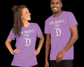 Hon vill ha D | Disney Parodi T-shirt | Mörk humorgrafik
