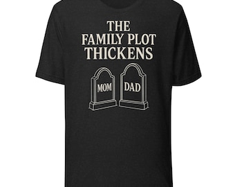 Gothic Dark Humor Tee “Mom & Dad Remix”