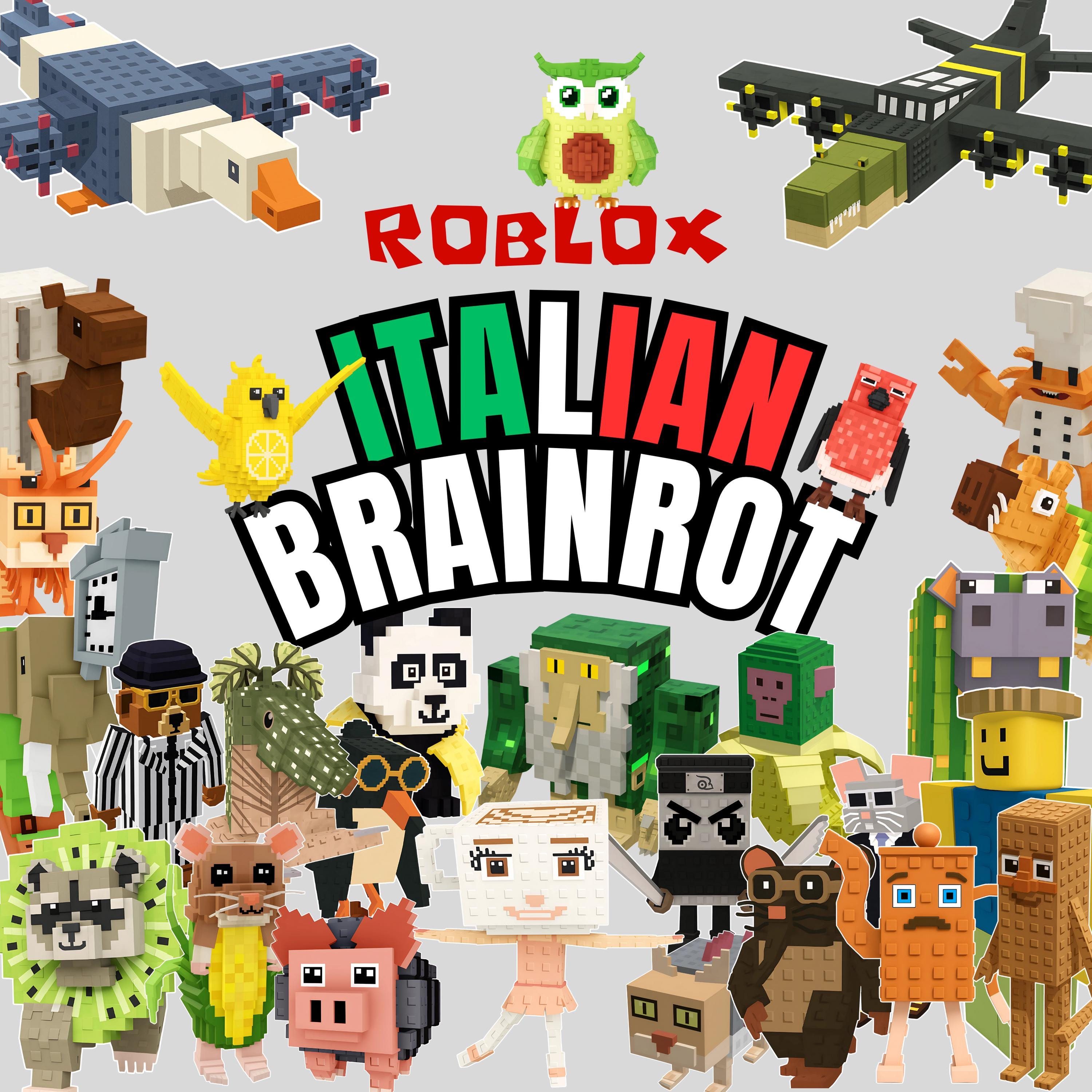 Roblox Brainrot Clipart, 55 PNG, 300 DPI, Steal a Brainrot Stickers ...