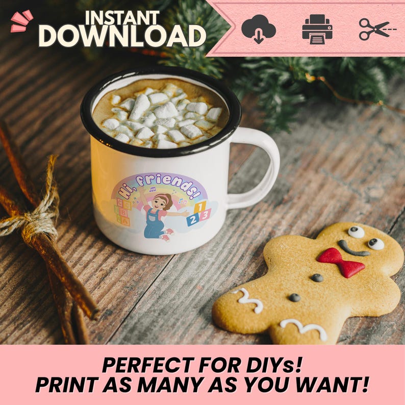 Miss Rachel PNG Printable | Instant Download | Birthday Party ...