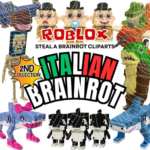 Brainrot Plush - Etsy