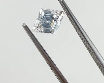 Par de diamantes a juego de talla rombo, 2,00 TCW cultivados en laboratorio, diamante suelto EF-VS, diamante libre de conflicto para joyería llamativa