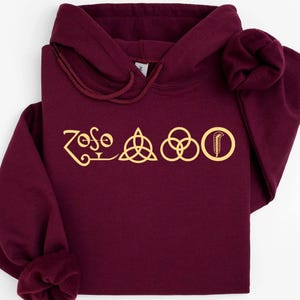 Led Zeppelin - Stairway to Heaven Sweatshirt, Led Zeppelin Album Cover, Led Zeppelin Hoodie, Rock Band, Vintage Led Zeppelin Sweatshirt