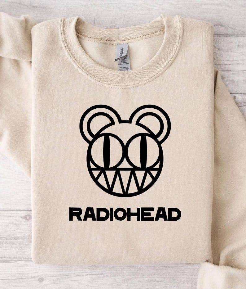 Radiohead Sweatshirt: English Rock Band Apparel - Etsy