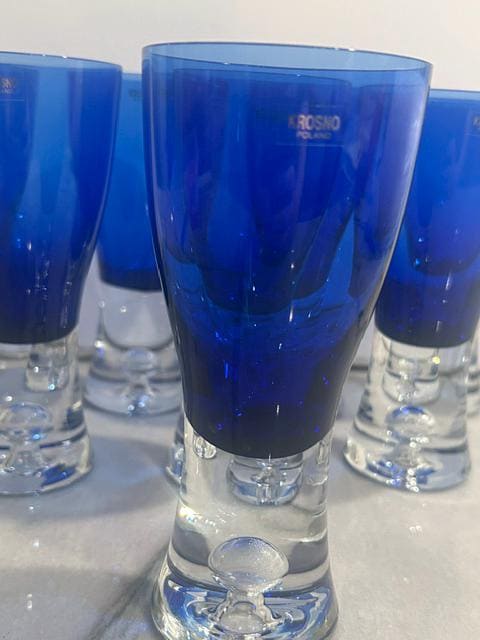 Krosno Blue Glass - Etsy