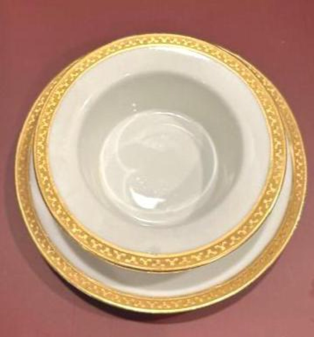 Gold Rim Ramekin Limoges Haviland Marquis Gold Rimmed Ramekin and Saucer Set - Etsy
