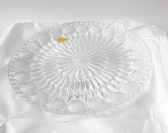 Vintage Cut Glass Serving Dish by Lenox