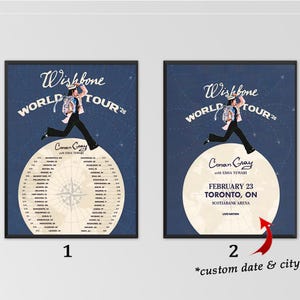 Custom Poster - Conan Gray Poster Tour The Wishbone Pajama Show Schedule Cities Tour Poster