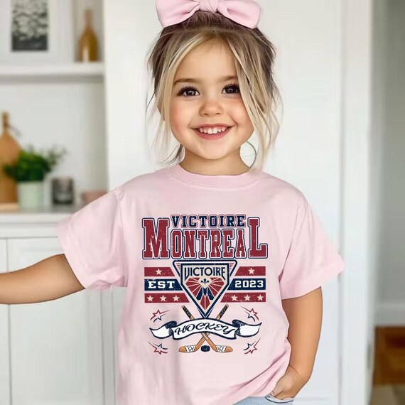 Retro Montreal Ice Hockey tshirt| Youth-Adult Game Day Shirt | Vintage Look for Sports Lovers, Perfect Gift for Kids & Adult Supporters