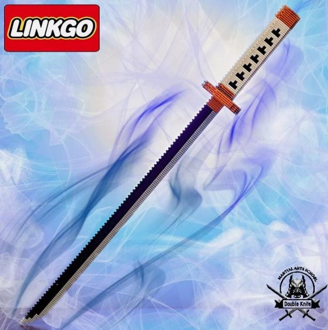 Lechuan Samurai One Piece Mini Sword 3D Puzzle Micro Connection