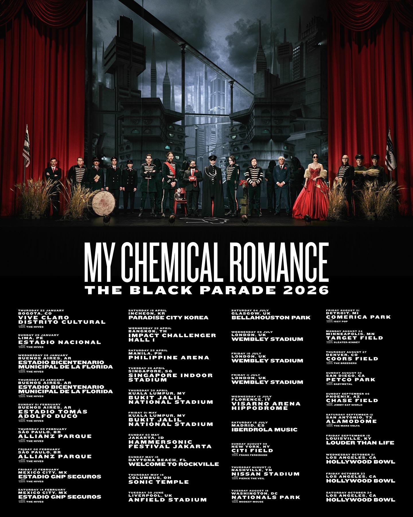 My Chemical Romance - the Black Parade 2026 Poster - Etsy