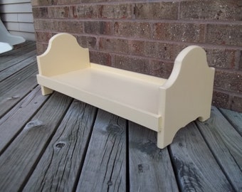 Doll bed for American Girl or any 18 inch doll yellow