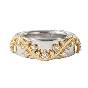 14K Gold Oura Gen 5 Ring Cover Luxury Moissanite Smart Ring Jacket Wrap Elite Gold Diamond Guard for Oura 5 Exclusive Tech Accessory Gift