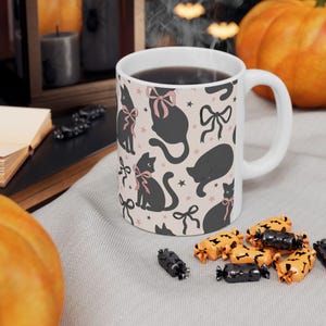 Charming Cat Ceramic Mug