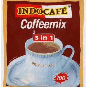 100 Sachets Indocafe Coffee Mix 3 in 1 First Class Coffee