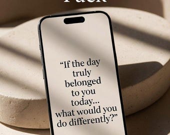 Self Love Phone Wallpapers Pack | Soft Life Affirmations | Aesthetic Lock Screen Backgrounds | Digital Download