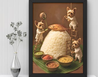 The Rice Kingdom: Yorkie Chefs at Work
