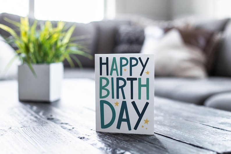 Happy Birthday Printable Birthday Card Digital Download Instant Download DIY Birthday Card Unique Greeting Card Fun Birthday Card image 5