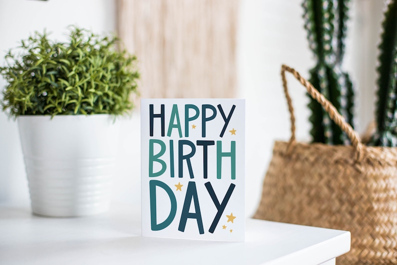 Happy Birthday Printable Birthday Card Digital Download Instant Download DIY Birthday Card Unique Greeting Card Fun Birthday Card image 4