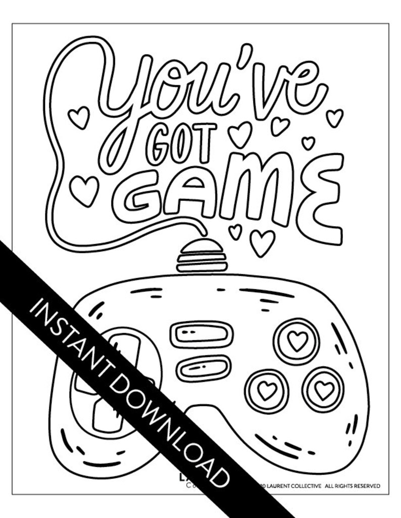 You've Got Game Kids Valentines Cards Gamer Class - Etsy