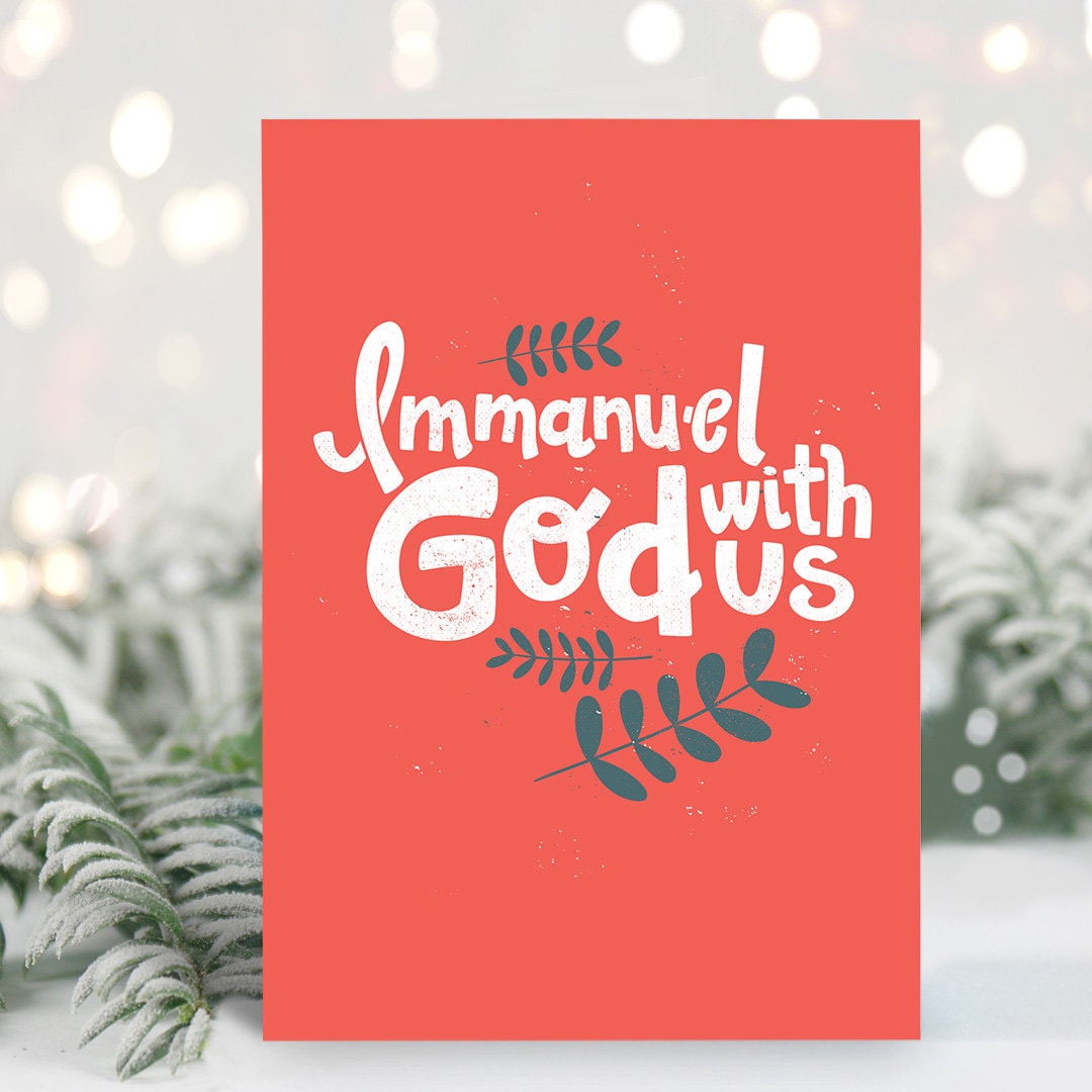 Just Cards Direct Lot De 10 Cartes De Noël Chrétiennes – Immanuel