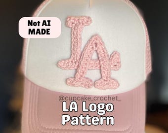 PATTERN! LA Dodgers Logo pattern - Digital download-  (No physical product will be delivered)