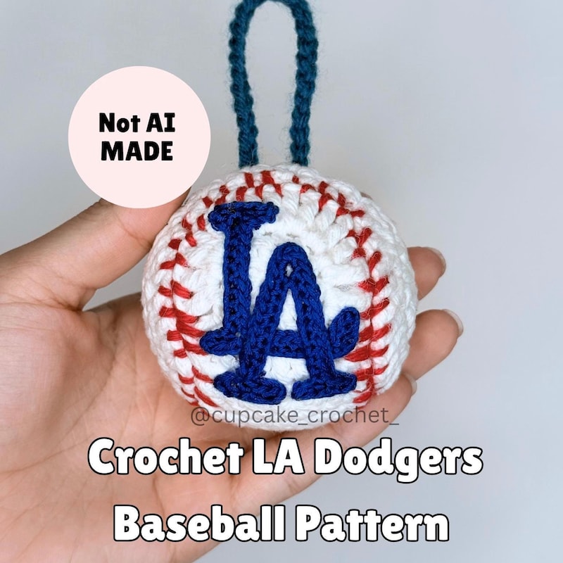 Dodger Baseball Pattern - Etsy UK