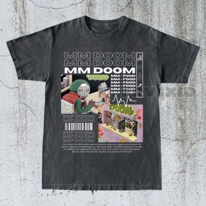 MF Doom Shirt, Hip Hop T-shirt, Rap Legend Tee, Music Fan Gift, Graphic Tee, Streetwear, Unisex Apparel, Gift for Him MN80