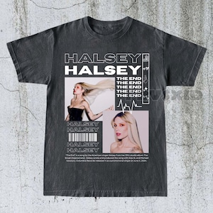 Halsey Shirt, Music Band Tee, Concert Merchandise, Unisex T-shirt, Fan Gift, Music Artist Apparel, Gift For Music Lovers, Star T-Shirt MN53