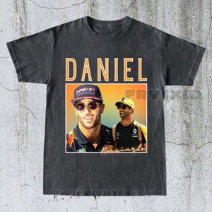 Daniel Ricciardo Shirt, Racing Fan T-shirt, Formula 1 Apparel, Motorsport Tee, F1 Merchandise, Gift for Him, Motorsport Apparel MN26