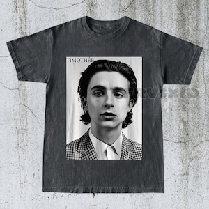 Timothée Chalamet Shirt, Celebrity Tee, Unisex T-Shirt, Movie Fan Gift, Actor Graphic Tee, Pop Culture Apparel, Celebrity Shirt MN44